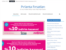 Tablet Screenshot of pirlantafirsatlari.com